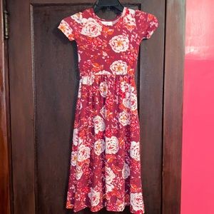 Dotdotsmile maxi dress girls size 5/6